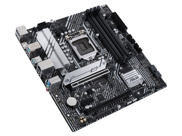 T. Madre Asus PRIME B560M-A, Chipset Intel B560,
Soporta: Intel 10ma y 11va Generación de Socket 1200,
Memoria: DDR4 5000(OC)/3466(OC)/2133 MHz, 128GB Max,
Integrado: Audio HD, Red,
USB 3.1 y SATA 3.0,
MicroATX, Ptos: 1xPCIEx1, 2xPCIEx16.
