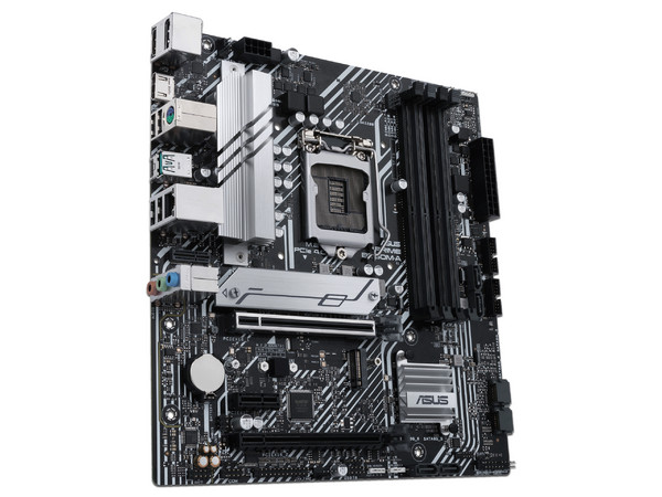 T. Madre Asus PRIME B560M-A, Chipset Intel B560,
Soporta: Intel 10ma y 11va Generación de Socket 1200,
Memoria: DDR4 5000(OC)/3466(OC)/2133 MHz, 128GB Max,
Integrado: Audio HD, Red,
USB 3.1 y SATA 3.0,
MicroATX, Ptos: 1xPCIEx1, 2xPCIEx16.