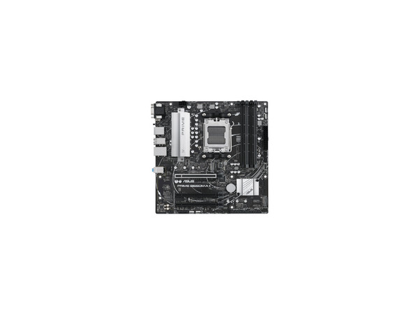 T. Madre ASUS PRIME B650M-A II,
Chipset AMD B650, 
Segmento: Alto,
Soporta: Procesadores AMD Serie 9000, 8000 y 7000, Socket AM5,
RAM: DDR5 6400/5600/4800MHz, 128GB Max, 
AudioHD, Red, USB 3.2 y SATA 3.0, M.2, 
M-ATX, Ptos: 1xPCIE4.0x16.
