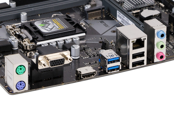 T. Madre Asus PRIME H310M-E R2.0, Chipset H310,
Soporta: Core i7/i5/i3/Pentium/Celeron de 8va. Gen. Socket 1151.
Memoria: DDR4 2666/2400/2133 MHz, 32GB Max,
Integrado: Audio HD, Red,
USB 3.0, SATA 3.0,
Micro-ATX, Ptos: 1xPCIE 3.0 x16, 2xPCIE 2.0 x1.
