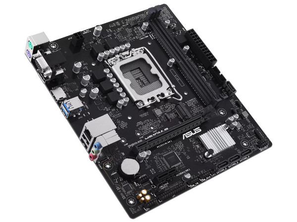 T. Madre ASUS Prime H610M-R:
Chipset Intel H610, 
Segmento: General,
Soporta: Procesador Intel Core 14va, 13va y 12va Gen, Socket 1700, 
RAM: DDR5 5600/5200/4800 MHz, 96GB Max, 
Audio HD, USB 3.2, SATA 3.0, M.2, 
Micro-ATX, Ptos: PCIe 4.0 x16.