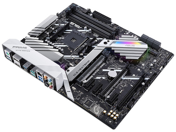 T. Madre Asus PRIME X470-PRO, Chipset AMD X470,
Soporta: Procesador AMD Ryzen de 2ª Gen/7ª Gen A-series/Athlon,
Memoria: DDR4 3600(O.C.)/2933(O.C.)/2133 MHz, 64GB Max,
Integrado: Audio HD, Red,
USB 3.0, SATA 3.0,
ATX, Ptos: 2xPCIEx16