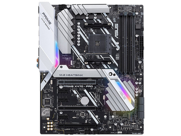 T. Madre Asus PRIME X470-PRO, Chipset AMD X470,
Soporta: Procesador AMD Ryzen de 2ª Gen/7ª Gen A-series/Athlon,
Memoria: DDR4 3600(O.C.)/2933(O.C.)/2133 MHz, 64GB Max,
Integrado: Audio HD, Red,
USB 3.0, SATA 3.0,
ATX, Ptos: 2xPCIEx16