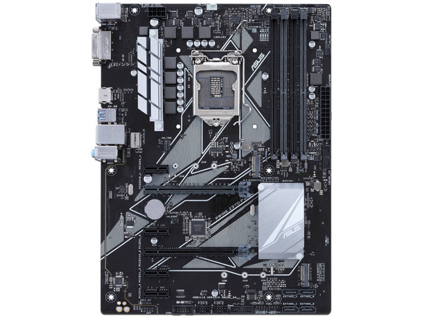 T. Madre ASUS PRIME Z370-P, Chipset Intel Z370,
Soporta: Core i7 / i5 / i3 de 8va Gen., Socket 1151,
Memoria: DDR4 4000(O.C.)/3000(O.C.)/2133 MHz, 64GB Max,
Integrado: Audio HD, Red,
USB 3.0, SATA 3.0, M.2,
ATX, Ptos: 2xPCIE 3.0 x16, 1 PCIE x1.