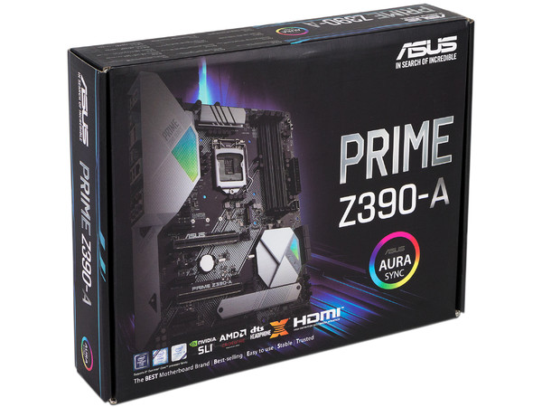 T. Madre Asus PRIME Z390-A, Chipset Intel Z390,
Soporta: Core i9/i7/i5/i3 de 9na y 8va Gen, Socket 1151,
Memoria: DDR4 4266(OC)/3400(OC)/2133 MHz, 64GB Max,
Integrado: Audio HD, Red,
USB 3.1 y SATA 3.0,
ATX, Ptos: 3xPCIEX16, 3xPCIEX1.
