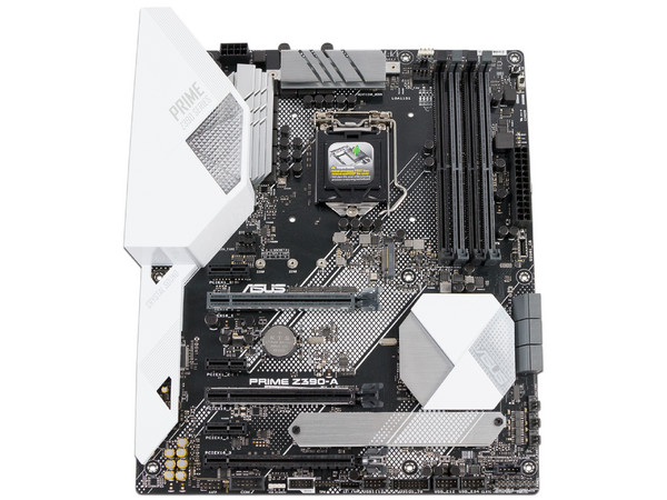 T. Madre Asus PRIME Z390-A, Chipset Intel Z390,
Soporta: Core i9/i7/i5/i3 de 9na y 8va Gen, Socket 1151,
Memoria: DDR4 4266(OC)/3400(OC)/2133 MHz, 64GB Max,
Integrado: Audio HD, Red,
USB 3.1 y SATA 3.0,
ATX, Ptos: 3xPCIEX16, 3xPCIEX1.