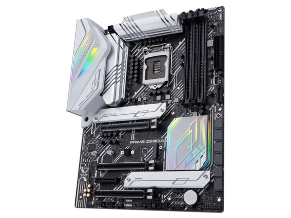 T. Madre Asus PRIME Z590-A, Chipset Intel Z590,
Soporta: Intel 11va y 10ma Generación,
Memoria: DDR4 5333(OC)/4700 (OC)/2133 MHz, 128GB Max,
Integrado: Audio HD, Red, USB 3.0 y SATA 3.0,
ATX, Ptos: 3xPCIE3.0x16, 1xPCIE3.0x4.