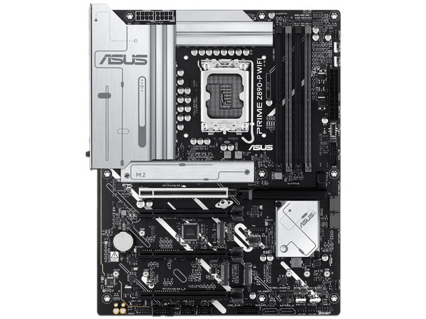 T. Madre ASUS PRIME Z890-P WIFI, 
Chipset Intel Z890,
Segmento: Alto,
Soporta: Intel Core Ultra (Serie 2), Socket LGA 1851,
Memoria: DDR5 7600MHz, 192GB Máx,
Integrado: Audio HD, Red,
USB 3.2, SATA 3.0, M.2,
ATX, Ptos: 1xPCIE5.0x16, 2xPCIE4.0x1.