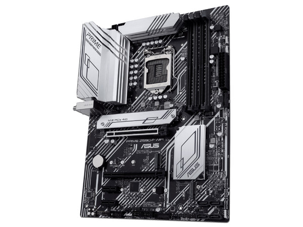 T. Madre Asus PRIME Z590-P,WIFI, Chipset Z590,
Soporta: Intel 10ma y 11va Generación de Socket 1200,
Memoria DDR4 5133/4133/2133 MHz, 128GB Máx,
Integrado: Audio HD, Red, USB 3.1. SATA 3.0, M.2,
ATX, Ptos: 2xPCIEX3.0x16, 2xPCIE3.0x1.