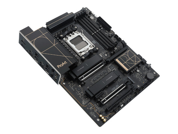 T. Madre ASUS ProArt B850-CREATOR WIFI NEO:
Chipset AMD B850,
Segmento: Alto,
Soporta: AMD Ryzen 7000 / 8000 / 9000, Socket AM5,
RAM: DDR5 8200/ 6800/ 4800MHz, Max 256GB,
AudioHD, Wi-Fi 7, USB 3.2, SATA, M.2,
ATX, 2xPCIE5.0x16, 1xPCIE4.0x16.
