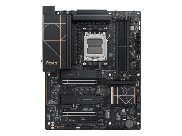 T. Madre ASUS ProArt B850-CREATOR WIFI NEO:
Chipset AMD B850,
Segmento: Alto,
Soporta: AMD Ryzen 7000 / 8000 / 9000, Socket AM5,
RAM: DDR5 8200/ 6800/ 4800MHz, Max 256GB,
AudioHD, Wi-Fi 7, USB 3.2, SATA, M.2,
ATX, 2xPCIE5.0x16, 1xPCIE4.0x16.