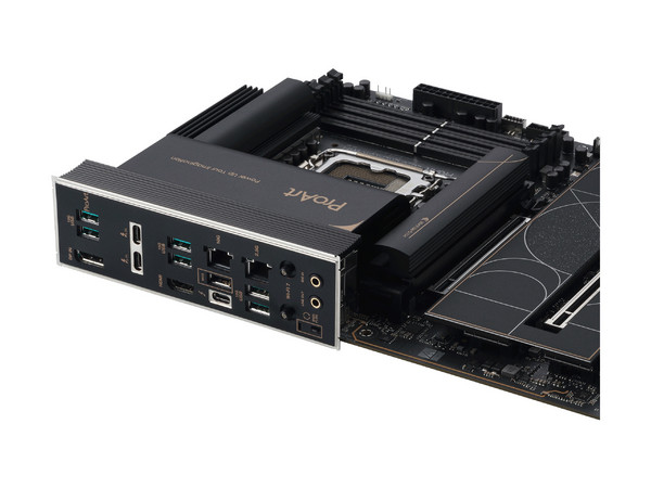 T. Madre ASUS PROART Z890-CREATOR WIFI:
Chipset Intel Z890,
Segmento: Alto/Gamer,
Soporta: Procesadores Intel Core Ultra (Serie 2), Socket LGA 1851,
RAM: DDR5 8666/6400MHz, 192GB Máx,
AudioHD, Red, Wi-Fi, USB y SATA,
M.2, ATX, Ptos: 2xPCIE5.0x16