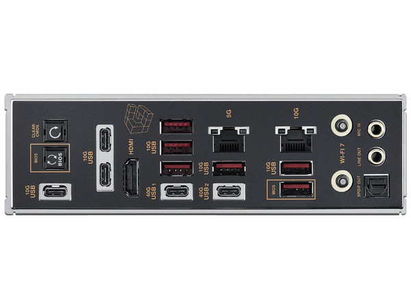 T. Madre ASUS ROG CROSSHAIR 2006 X870E Edición Especial:
Chipset AMD X870E,
Segmento: Alto,
Soporta: AMD Ryzen 7ma, 8va y 9na Gen, Socket AM5, 
Memoria: DDR5 9200+MT/s, Máx. 256GB, 
Integrado: AudioHD, Wi-Fi 7, USB 3.2, 
SATA, M.2, ATX, 2xPCIE5.0x1