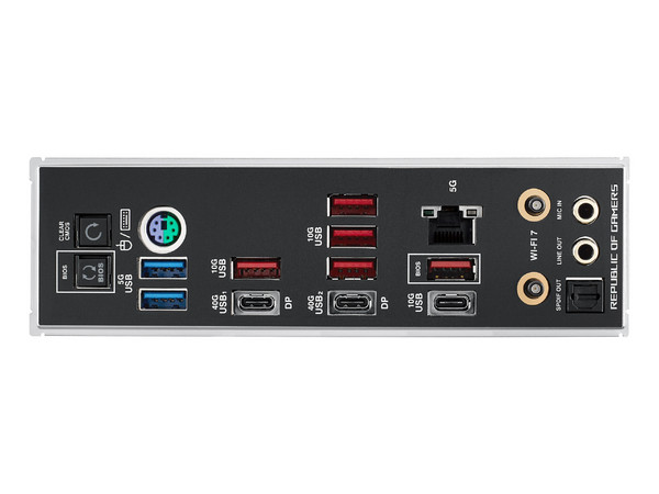 T. Madre ASUS ROG CROSSHAIR X870E Apex,
Chipset AMD X870E,
Segmento: Alto/Gamer,
Soporta: Procesadores AMD Serie 9000, 8000 y 7000, Socket AM5, 
RAM: DDR5 8400/8000 MHz, 128GB Max,
Wi-Fi 7, USB-C 3.2, M.2, 
ATX, Ptos: 2xPCIe5.0x16.