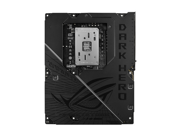 T. Madre ASUS ROG CROSSHAIR X870E DARK HERO:
Chipset AMD X870E,
Segmento: Alto,
Soporta: AMD Ryzen 7ma, 8va y 9na Gen, Socket AM5, 
Memoria: DDR5 8000/ 6600/ 4800MHz, Máx. 256GB, 
Integrado: AudioHD, Wi-Fi 7, USB C, M.2, 
ATX, Puertos: 2xPCIE5.0x16