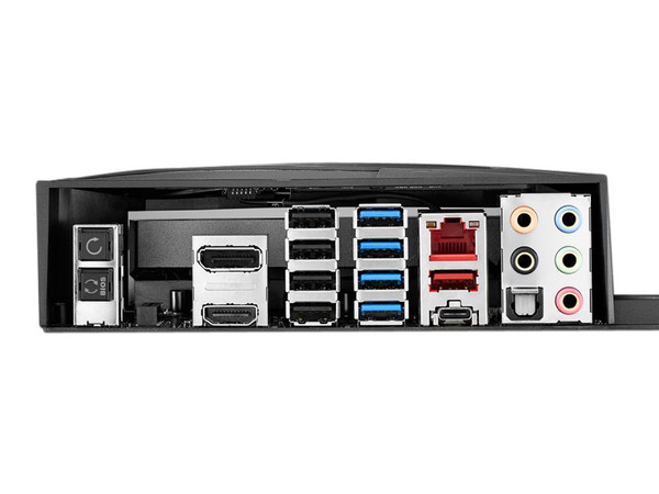 T. Madre ASUS ROG MAXIMUS IX HERO, Chipset Intel Z270,
Soporta: Core i7 / i5 / i3 de 7ma Gen., Socket 1151,
Memoria: DDR4 4133(O.C.)/3000(O.C.)/2133 MHz, 64GB Max,
Integrado: Audio HD, Red,
USB 3.1,  SATA 3.0, M.2,
ATX, Ptos: 3xPCIE 3.0 x16.