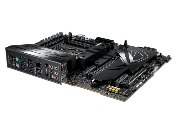 T. Madre Asus ROG Maximus Apex Encore Z790, Chipset Z790,
Soporta: Intel de 14va Generación, Socket 1700,
Memoria: DDR5 8400+(OC)/6400(OC)/4800 MHz, 96GB Max,
Integrado: Audio HD, Wi-Fi 7, USB 3.2, SATA 3.0, M.2,
ATX, Ptos: 2xPCIE5.0x16, 2xPCIE4.0x16