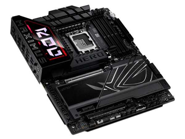 T. Madre ASUS ROG MAXIMUS Z890 HERO:
Chipset Intel Z890,
Segmento: Alto/Gamer,
Soporta: Intel Core Ultra Serie 2, Socket 1851,
RAM: DDR5 9200/6200/ 4800MHz, Max 192GB,
AudioHD, Wi-Fi 7, USB 3.2, M.2,
ATX, 1xPCIE5.0x16, 1xPCIE4.0x16.