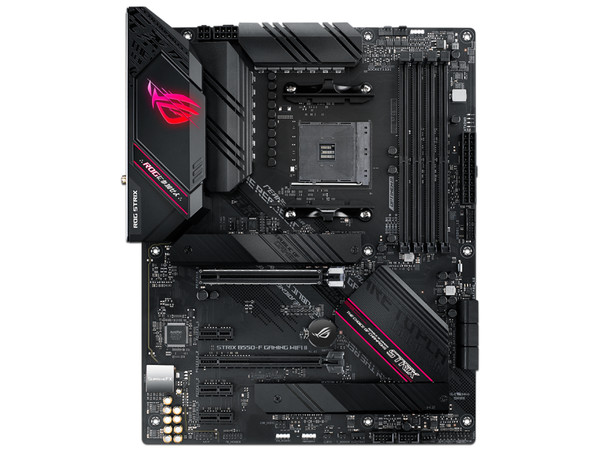 T. Madre ASUS ROG STRIX B550-F GAMING WI-FI II,
Chipset AMD B550,
Segmento: Medio/Gamer,
AMD Ryzen 3ra 4ta y 5ta Generación, Socket AM4,
RAM: DDR4 4600/3866/2133 MHz, 128GBMáx,
Audio HD, Red, WiFi 6E, USB,
SATA 3.0, M.2, ATX, Ptos: 2xPCIEx1 (Caja A