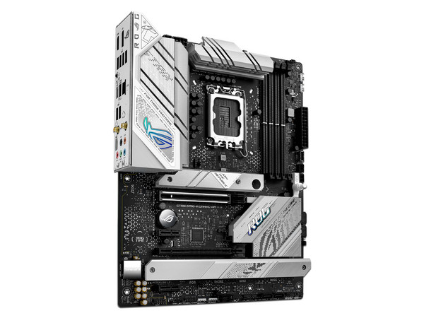 T. Madre ASUS ROG STRIX B760-A GAMING WIFI, Chipset Intel B760,
Soporta: Intel 12va y 13va Generación, Socket 1700,
Memoria: DDR5 7800+(OC)/6400(OC)/4800MHz, 128GB Max,
Integrado: Wi-Fi 6E, Red, USB 3.2 , M.2,
ATX, Ptos: 1xPCIe5.0x16, 1xPCIe3.0x16
