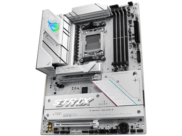 T. Madre ASUS ROG STRIX B850-A GAMING WIFI,
Chipset B850,
Segmento: Alto/Gamer,
Soporta: AMD Ryzen 7000, AMD Ryzen 8000 Series, Socket AM5,
Memoria: DDR5 8000 MHz, 192GB Max,
Audio HD, Red, Wi-Fi 7,
USB 3.2, SATA 3.0, M.2,
ATX, Ptos: 1xPCIE 5.0 x1
