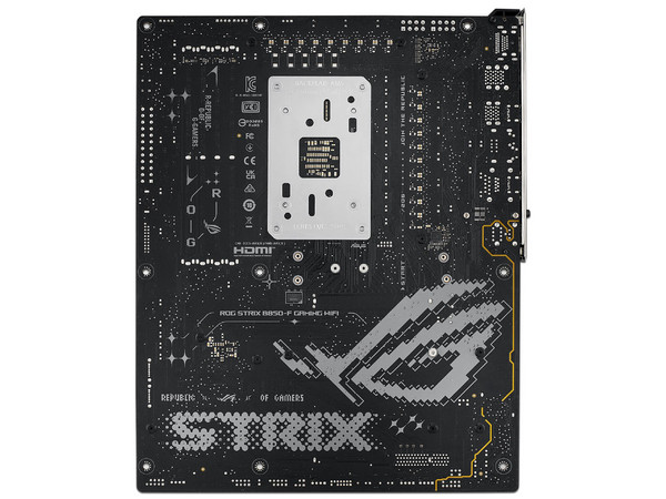 T. Madre ASUS ROG STRIX B850-F GAMING WIFI,
Chipset B850,
Segmento: Alto/Gamer,
Soporta: AMD Ryzen 7000, AMD Ryzen 8000 Series, Socket AM5,
Memoria: DDR5 8000 MHz, 192GB Max,
Audio HD, Red, Wi-Fi 7,
USB 3.2, SATA 3.0, M.2,
ATX, Ptos: 1xPCIE 5.0 x16