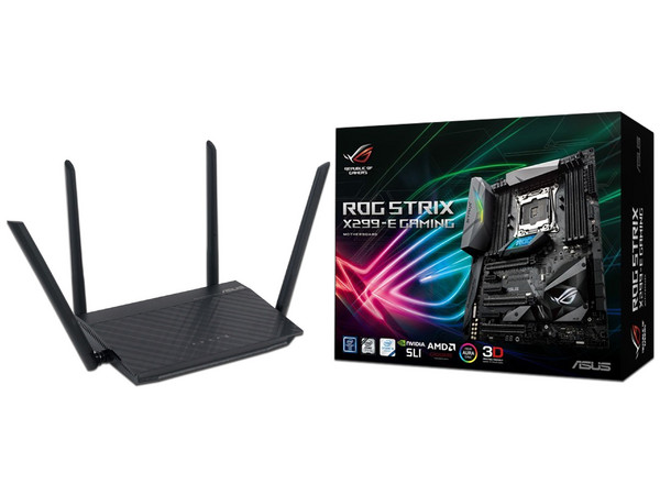 T. Madre ASUS ROG STRIX X299-E GAMING, ChipSet Intel X299,
Soporta: Procesadores Intel Core X-Series de Socket 2066,
Memoria: DDR4 4133(O.C.)/2400/2133 MHz, 64GB Max,
Ptos: 3xPCIE3.0 x16,
ATX.
Incluye Ruteador Inalámbrico ASUS RT-N19 Dual-band