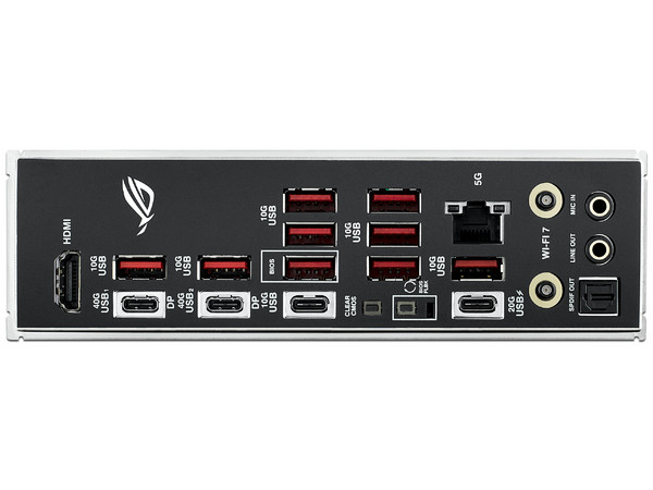 T. Madre ASUS ROG STRIX X870E-E GAMING WIFI,
Chipset AMD X870E,
Segmento: Alto/Gamer,
Soporta: Procesadores AMD Serie 9000, 8000 y 7000, Socket AM5,
RAM: DDR5 8400/8000 MHz, 192GB Max,
Wi-Fi 7, USB-C 3.2, M.2,
ATX, Ptos: 1xPCIe5.0x16, 1xPCIe4.0x16.