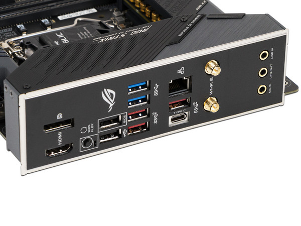 T. Madre Asus ROG STRIX Z490-I GAMING, Chipset Intel Z490,
Soporta: 10 ma. Gen de Intel Core, Pentium, Gold, Celeron.
Memoria: DDR4 4800(OC)/3000/2133 MHz, 64GB Max,
Integrado: Audio, Red, USB 3.2 y SATA 3.0, Mini-ITX,
Ptos: 1xPCIE 3.0x16.