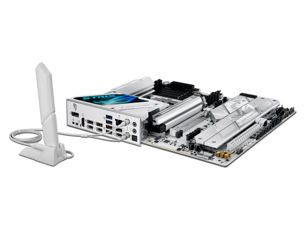 T. Madre ASUS PRIME Z890-A WIFI:
Chipset Intel Z890,
Segmento: Alto/Gamer, 
Soporta: Procesadores Intel Core Ultra (serie 2),
RAM: DDR5 9066/7200/6400MHz, 192GB Máx,
AudioHD, Red, USB 3.2 y SATA 3.0, M.2, 
ATX, Ptos: 1xPCIE5.0x16, 1xPCIE4.0x16.
