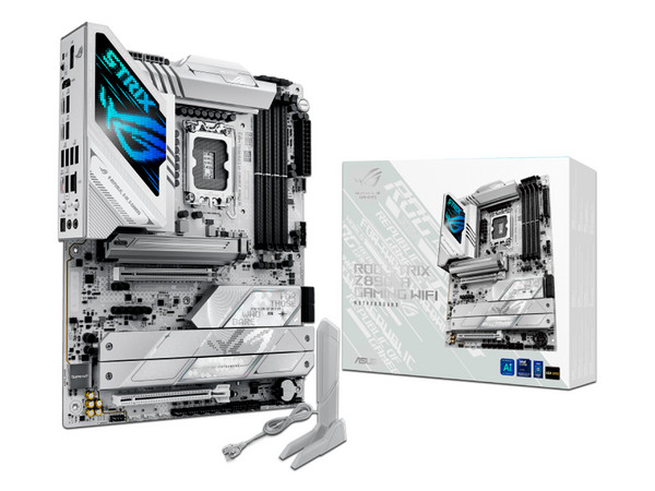 T. Madre ASUS PRIME Z890-A WIFI:
Chipset Intel Z890,
Segmento: Alto/Gamer, 
Soporta: Procesadores Intel Core Ultra (serie 2),
RAM: DDR5 9066/7200/6400MHz, 192GB Máx,
AudioHD, Red, USB 3.2 y SATA 3.0, M.2, 
ATX, Ptos: 1xPCIE5.0x16, 1xPCIE4.0x16.