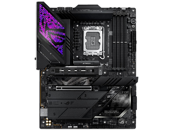 T. Madre ASUS ROG STRIX Z890-E GAMING WIFI:
Chipset Intel Z890,
Segmento: Alto/Gamer,
Soporta: Procesadores Intel Core Ultra (serie 2), Socket LGA 1851,
RAM: DDR5 8800/6400MHz, 192GB Máx,
AudioHD, Red, USB 3.0 y SATA 3.0, M.2,
ATX, Ptos:1xPCIE5.0x1