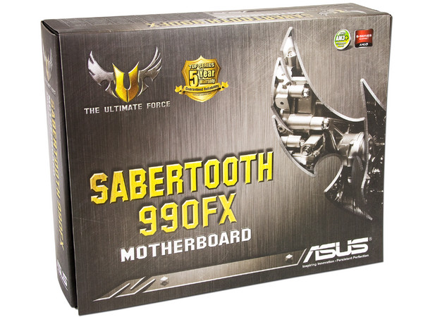 T. Madre ASUS Sabertooth 990FX, ChipSet AMD 990FX,
Soporta: AMD FX/Phenom II/Athlon II/Sempron, Socket AM3+,
Integrado: Audio HD, Red,
USB 3.0 y SATA 3.0,
Memoria: DDR3 1866/1600/1333MHz, 32GB Max,
ATX, Ptos: 4xPCIEX16, 2xPCIEX1