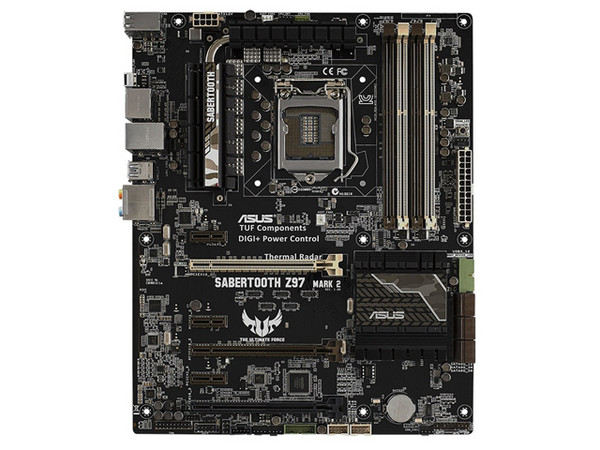T. Madre ASUS SABERTOOTH Z97 MARK 2, Chipset Intel Z97 Exp.,
Soporta: Core i7/i5/i3 de Socket 1150,
Memoria: DDR3 1866/1600/1333/1066 MHz, 32GB Max,
Integrado: Audio HD, Red,
USB 3.0 y SATA 3.0,
ATX, Ptos: 2xPCIE 3.0 x16, 3xPCIEx1