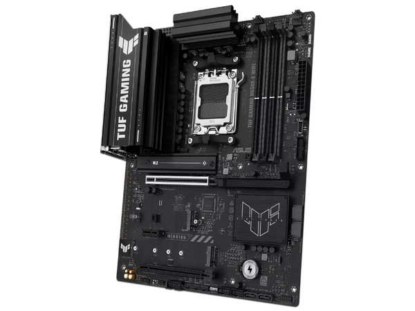 T. Madre ASUS TUF GAMING B650E-E WIFI, 
Chipset B650,
Segmento: Alto/Gamer,
Soporta: AMD Ryzen 7000/8000/9000 Series, Socket AM5,
Memoria: DDR5 6400 MHz, 256GB Max,
Audio HD, Wi‑Fi 6, SATA 3.0, M.2,
ATX, Ptos: 1xPCIE5.0x16, 1xPCIE4.0x16.