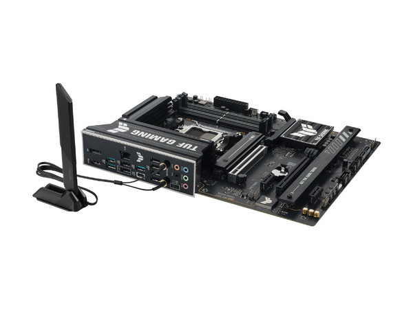 T. Madre ASUS TUF GAMING B650E-PLUS WIFI, 
Chipset B650,
Segmento: Alto/Gamer,
Soporta: AMD Ryzen 7000/8000/9000 Series, Socket AM5,
Memoria: DDR5 8000 MHz, 256GB Max,
Audio HD, Wi‑Fi 6, SATA 3.0, M.2, USB C,
ATX, Ptos: 1xPCIE5.0x16, 2xPCIE4.0x16.