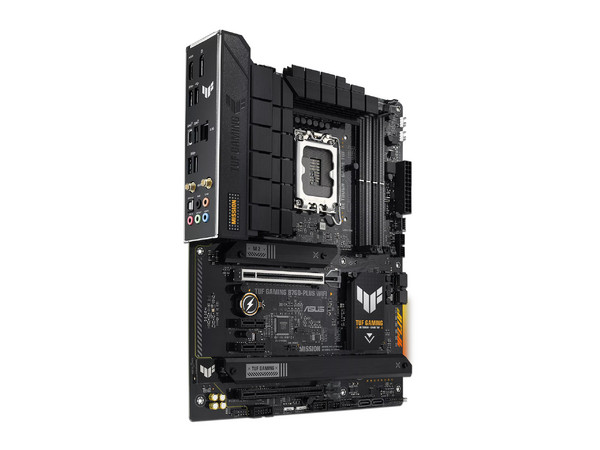 T. Madre ASUS TUF GAMING B760-PLUS WIFI,
Chipset Intel B760,
Segmento: Gamer/Alto,
Soporta: Intel 12va y 13va Generación de Socket 1700,
RAM: DDR5 7200/4800MHz, 128GB Max,
Wi-Fi, Red, USB 3.2 , M.2,
ATX, Ptos: 1xPCIe5.0x16,1xPCIe3.0x16,2xPCIe3.0x1.