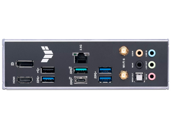 T. Madre ASUS TUF GAMING B760-PLUS WIFI D4, Chipset Intel B760,
Soporta: Intel 13va Generación de Socket 1700,
Memoria: DDR4 5333(OC)/3200/2133MHz, 128GB Max,
Integrado: Wi-Fi, Red, USB 3.2 , M.2,
ATX, Ptos: 1xPCIe5.0x16, 1xPCIe3.0x1.