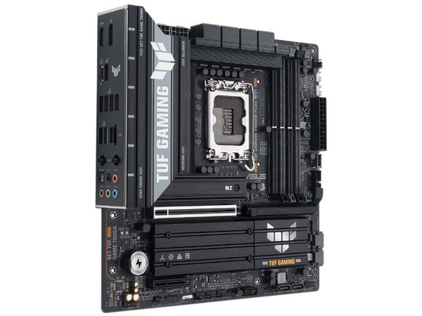 T. Madre ASUS TUF GAMING B860M-PLUS WIFI, 
Chipset Intel B860, 
Segmento: Alto/Gamer,
Soporta: Procesadores Intel Core Ultra (Serie 2), LGA1851, 
Memoria DDR5 8800+MT/s, 256GB Max, 
Wi-Fi 7, 2.5Gb Ethernet, ATX