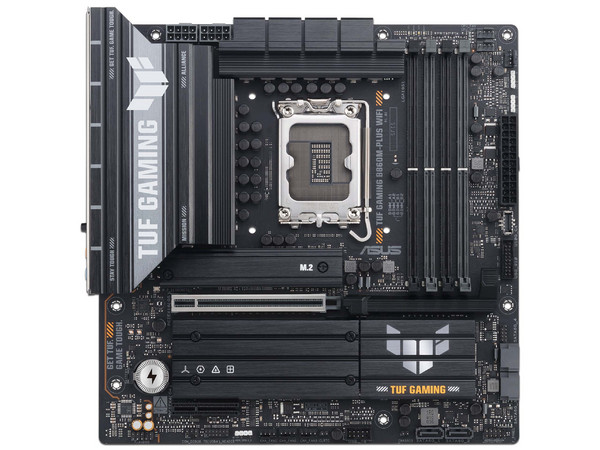 T. Madre ASUS TUF GAMING B860M-PLUS WIFI, 
Chipset Intel B860, 
Segmento: Alto/Gamer,
Soporta: Procesadores Intel Core Ultra (Serie 2), LGA1851, 
Memoria DDR5 8800+MT/s, 256GB Max, 
Wi-Fi 7, 2.5Gb Ethernet, ATX