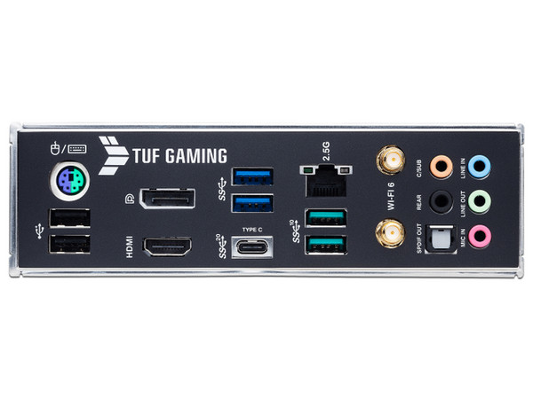 T. Madre ASUS TUF GAMING Z590-PLUS WIFI, Chipset Intel Z590,
Soporta: Core de 11va y 10ma generación, Socket 1200,
Memoria: DDR4 5133(OC)/3600(OC)/2133 MHz, 64GB Max,
Integrado: AudioHD, Red, USB 3.0 y SATA 3.0, M.2,
ATX, Ptos: 2xPCIEx16, 2xPCIEx1.