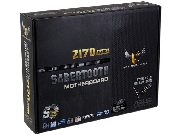 T. Madre ASUS  Z170 MARK 1, Chipset Intel Z170,
Soporta: Core i7 / i5 de 6ta Gen., Socket 1151,
Memoria: DDR4 2400(O.C.)/2133 MHz, 64GB Max,
Integrado: Audio HD, Red,
USB 3.1 y SATA 3.0,
ATX, Ptos: 3xPCIEx16, 3xPCIex1