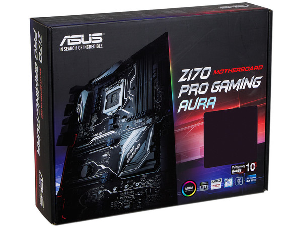 T. Madre ASUS Z170 PRO GAMING-AURA, Chipset Intel Z170,
Soporta: Core i7 / i5, i3 de 6ta Gen., Socket 1151,
Memoria: DDR4 3466(O.C.), 3100(O.C.), 2666(O.C.), 2133 MHz, 64GB Max,
Integrado: Audio HD, Red,
USB 3.1 y SATA 3.0,
ATX, Ptos: 2xPCIE 3.0 x16