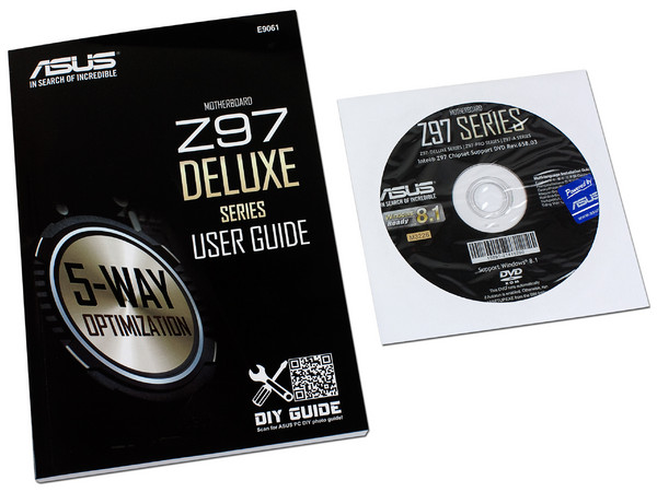T. Madre Asus Z97-DELUXE, ChipSet Z97,
Soporta: Core i7/i5/i3 de Socket 1150,
Memoria: DDR3 3300(O.C.)/1600/1333 MHz, 32GB Max,
Integrado: Audio HD, Red,
USB 3.0 y SATA 3.0,
ATX, Ptos: 3xPCIEx16, 4xPCIEx1