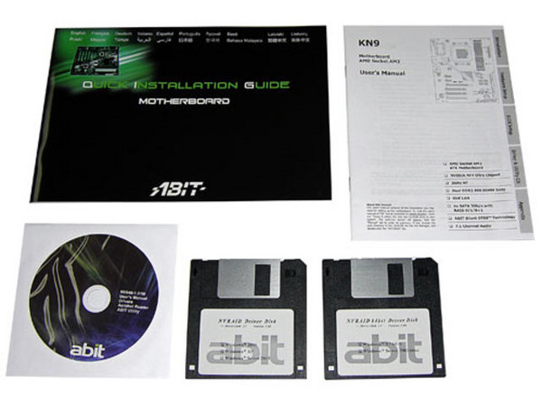 T. Madre Abit KN9, nForce4 Ultra,
Soporta: Athlon 64 X2/Athlon 64 FX/Athlon 64, FSB 1000MHz,
Integrado: Audio y Red 10/100/1000 Mbps,
Memoria: DDR2 800, 4 Bancos, 8GB Max,
Diseño: ATX, Ptos: 1x PCI Express, 3x PCI