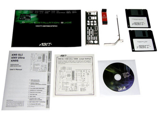 T. Madre Abit KN9 SLI, nForce 570 SLI MCP,
Soporta: Athlon 64 X2/Athlon 64 FX/Athlon 64, FSB 1000MHz,
Integrado: Audio y Red 10/100/1000 Mbps,
Memoria: DDR2 800, 4 Bancos, 8GB Max,
Diseño: ATX, Ptos: 2x PCI Express, 2x PCI
