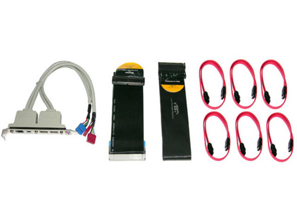 T. Madre Abit KN9 SLI, nForce 570 SLI MCP,
Soporta: Athlon 64 X2/Athlon 64 FX/Athlon 64, FSB 1000MHz,
Integrado: Audio y Red 10/100/1000 Mbps,
Memoria: DDR2 800, 4 Bancos, 8GB Max,
Diseño: ATX, Ptos: 2x PCI Express, 2x PCI
