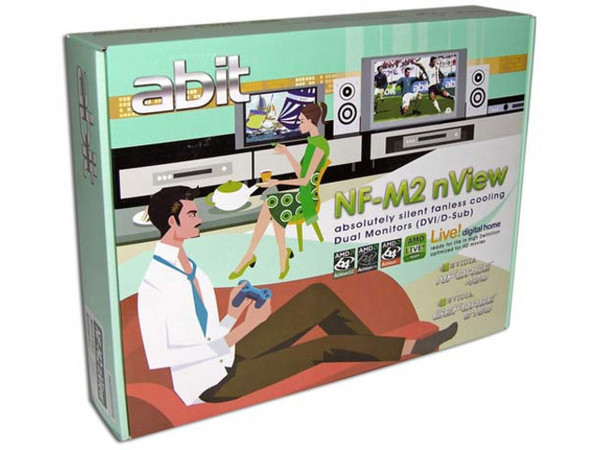 T. Madre Abit NF-M2 nView, GeForce 6150/ nForce 430,
Soporta: Athlon 64 X2/Athlon 64 FX/Athlon 64, FSB 1000MHz,
Integrado: Video, Audio y Red 10/100/1000 Mbps,
Memoria: DDR2 800, 4 Bancos, 8GB Max,
Diseño: Micro ATX, Ptos: 1x PCI Express, 2x PCI