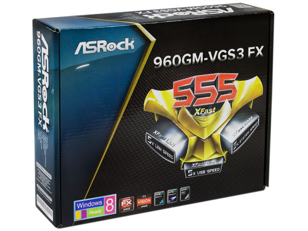 T. Madre ASRock 960GM-VGS3 FX, Chipset AMD 760G,
Soporta: Phenom II X6/ X4/ X3/ X2/ Athlon II X4 de Socket AM3+,
Memoria: DDR3 1866(OC)/ 1600(OC)/ 1333/ 1066 MHz, 16 GB Max,
Integrado: Audio HD, Red,
Micro-ATX, Ptos: 1xPCIEX16, 1xPCIEX1.
