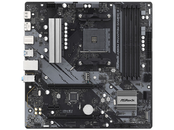 T. Madre ASRock A520M Phantom Gaming 4: Chipset AMD A520,
Soporta Procesadores AMD Ryzen 3ra, 4ta, y 5ta Generación, Socket AM4,
Memoria: DDR4: 4533/3866/2400, 128GB Máx,
Integrado: Audio HD, Red, USB 3.2, SATA, M.2,
Micro-ATX, Ptos: 2xPCIEx16.